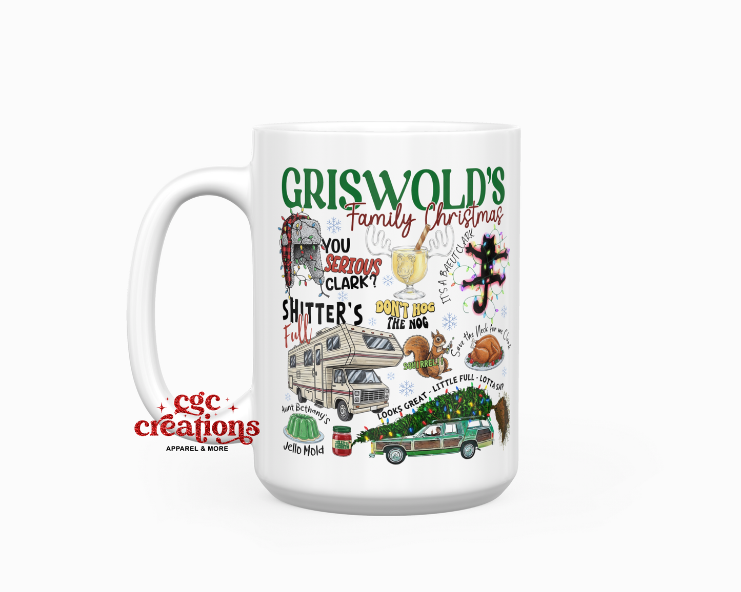 family Christmas 15oz Ceramic Coffee Mug