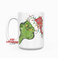 Peeking Mean One 15oz Ceramic Coffee Mug