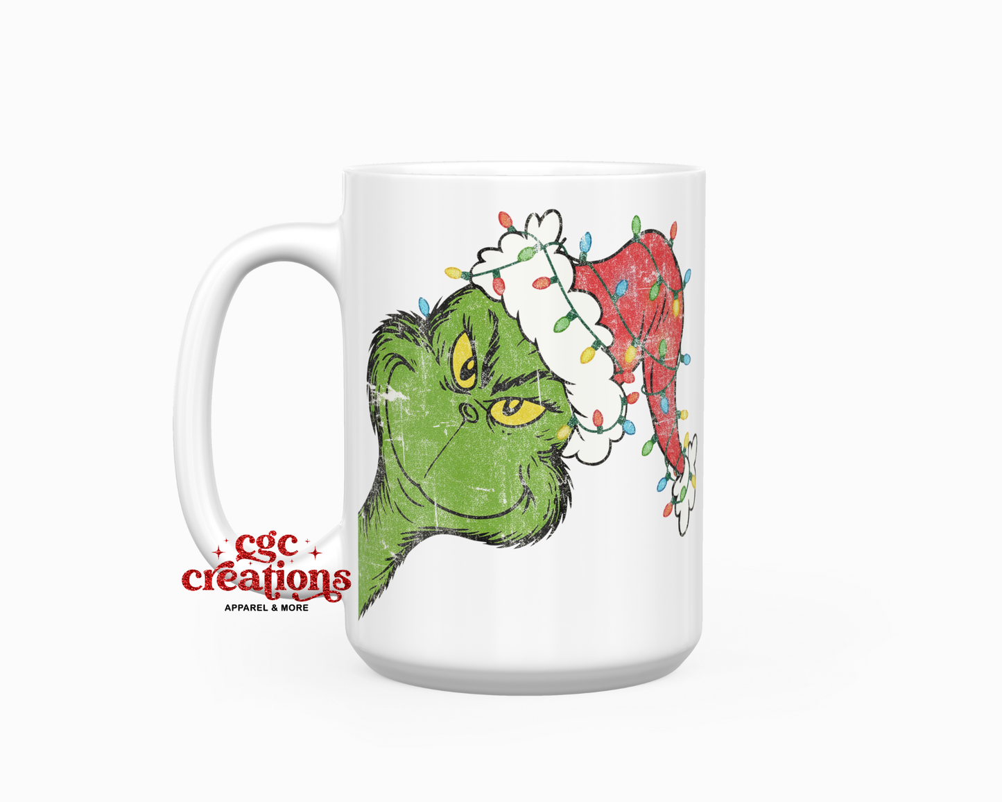 Peeking Mean One 15oz Ceramic Coffee Mug