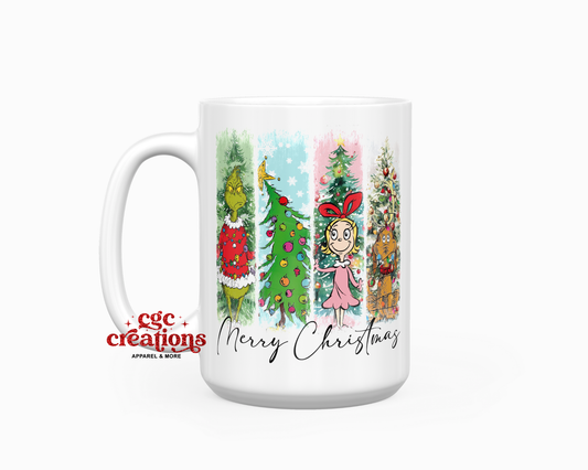 Mean One Merry Christmas 15oz Ceramic Coffee Mug