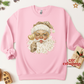 Leopard Santa Christmas Crewneck Sweatshirt