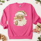 Leopard Santa Christmas Crewneck Sweatshirt