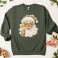 Leopard Santa Christmas Crewneck Sweatshirt