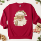 Leopard Santa Christmas Crewneck Sweatshirt
