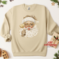 Leopard Santa Christmas Crewneck Sweatshirt