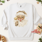 Leopard Santa Christmas Crewneck Sweatshirt
