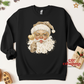 Leopard Santa Christmas Crewneck Sweatshirt