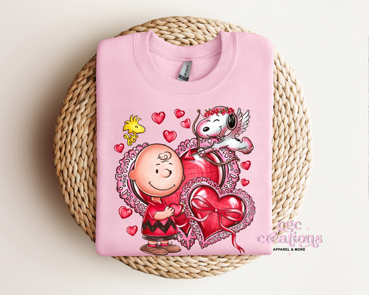 Charlie And His Dog Crewneck Sweatshirt