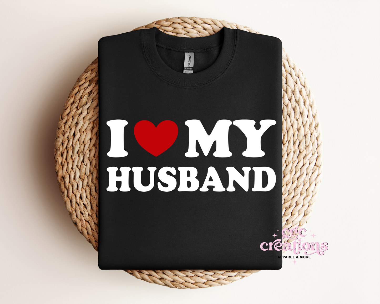 I Love My Husband Crewneck Sweatshirt