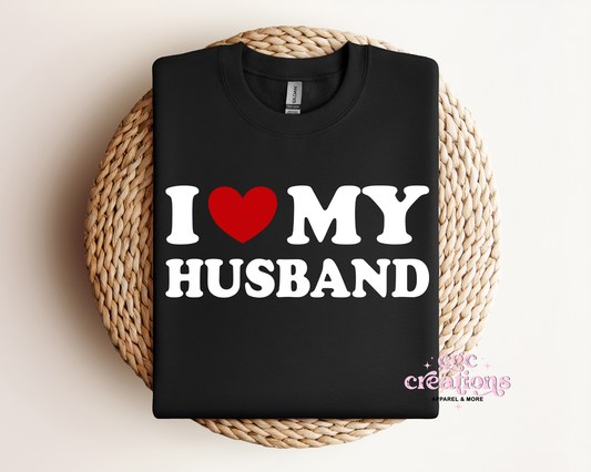 I Love My Husband Crewneck Sweatshirt