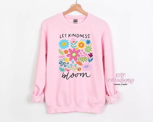 Let Kindness Bloom Crewneck Sweatshirt