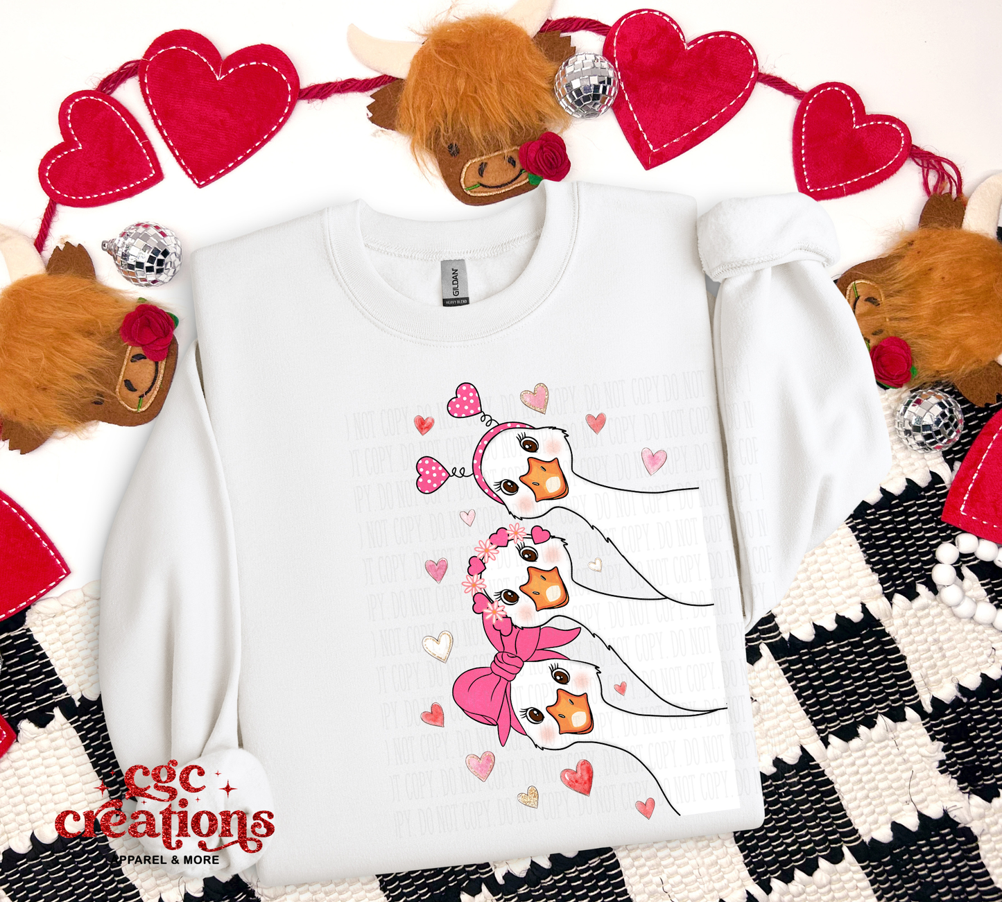 Peeking Ducks Crewneck Sweatshirt