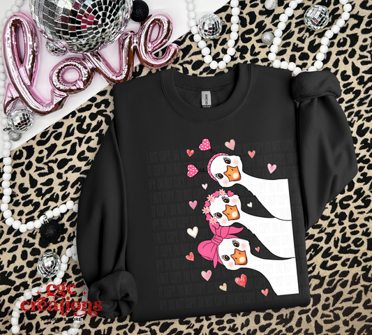 Peeking Ducks Crewneck Sweatshirt