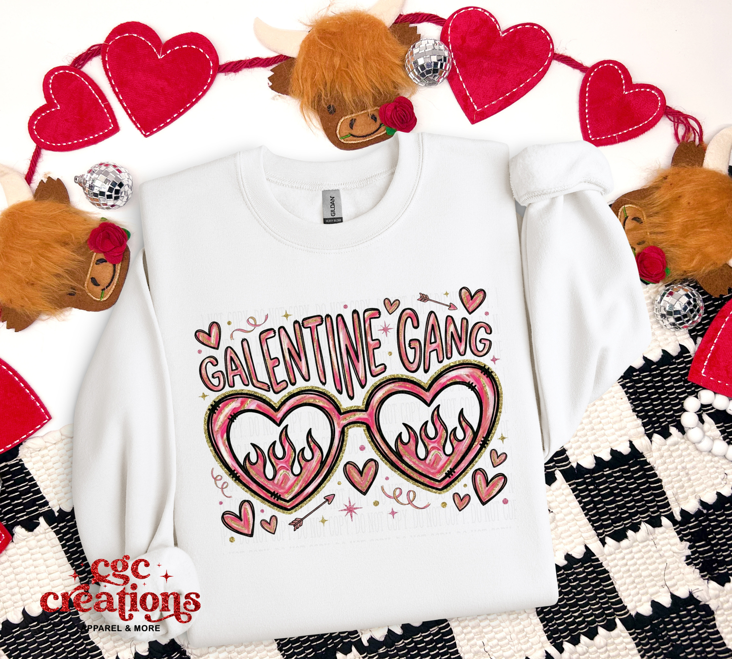 Galentine Gang Crewneck Sweatshirt