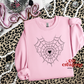 Heart Web Crewneck Sweatshirt