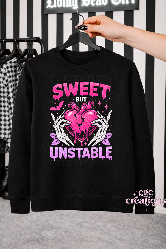 Sweet But Unstable Crewneck Sweatshirt