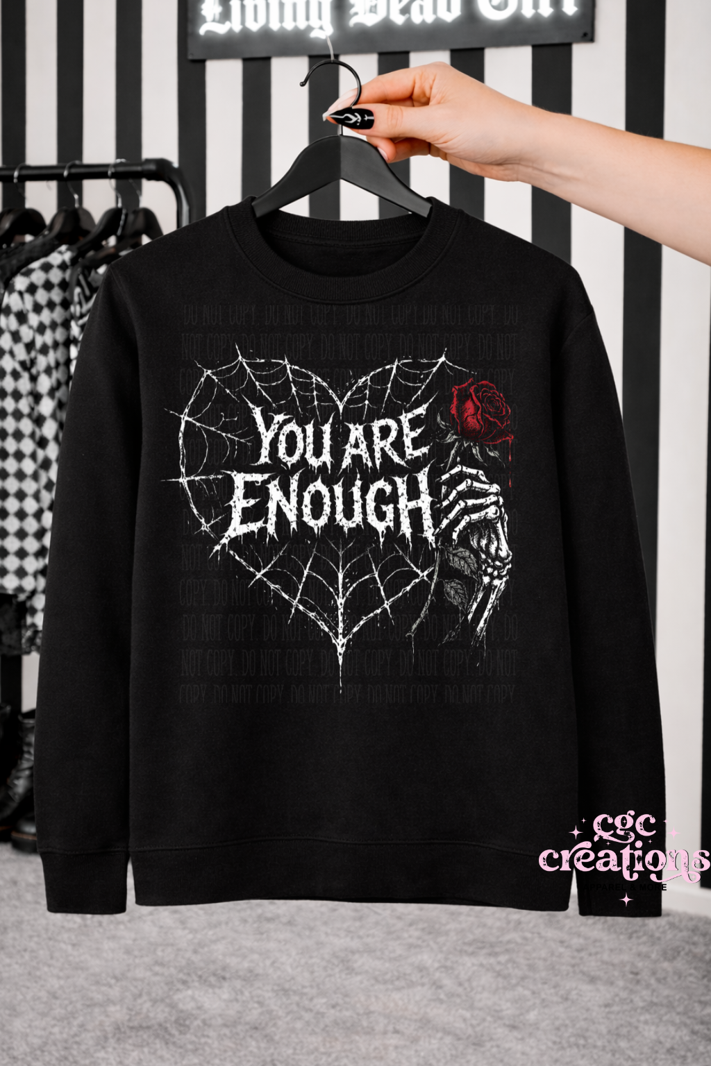 You Are Enough Crewneck Sweatshirt