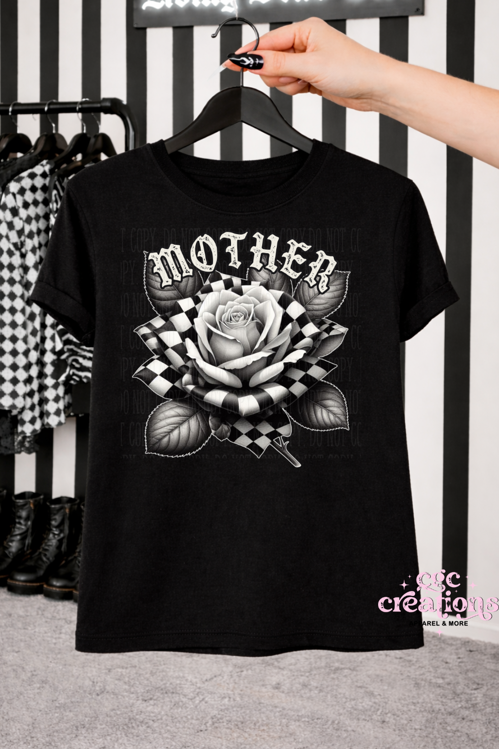 Mother - Checkered T-Shirt