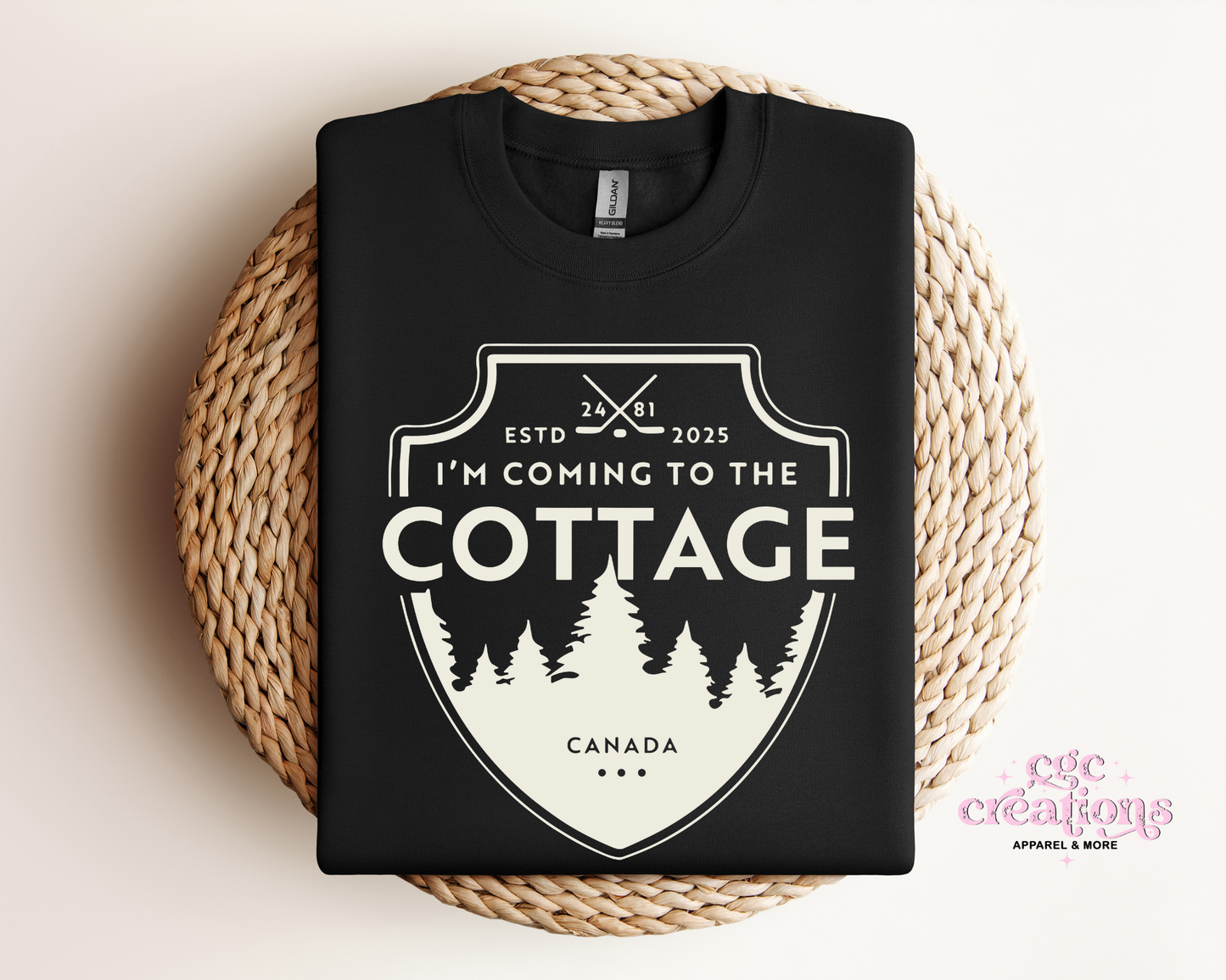 I'm Coming To The Cottage Crewneck Sweatshirt