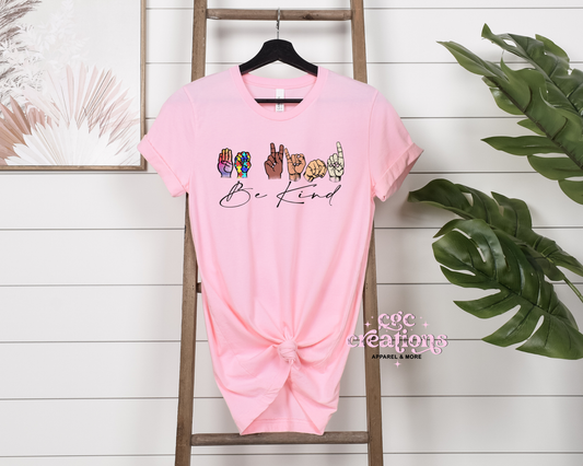 Be Kind - Sign Language T-Shirt
