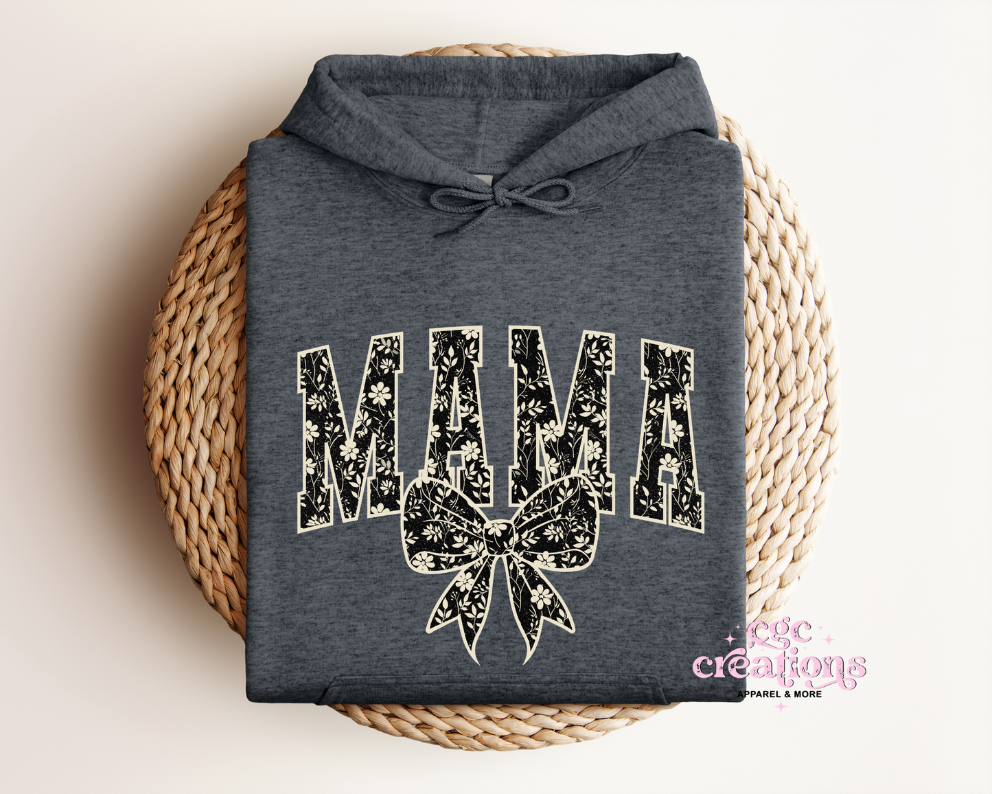 Mama Floral Toile Hoodie