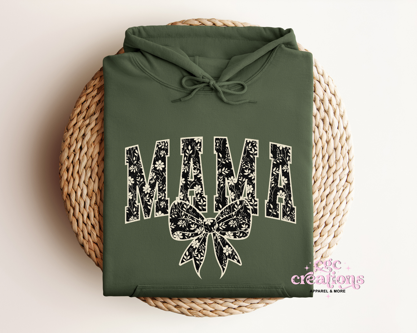 Mama Floral Toile Hoodie