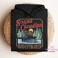 Stupid Canadian Wolf Bird Hoodie