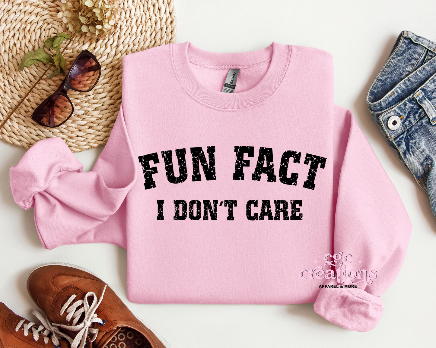 Fun fact Crewneck Sweatshirt