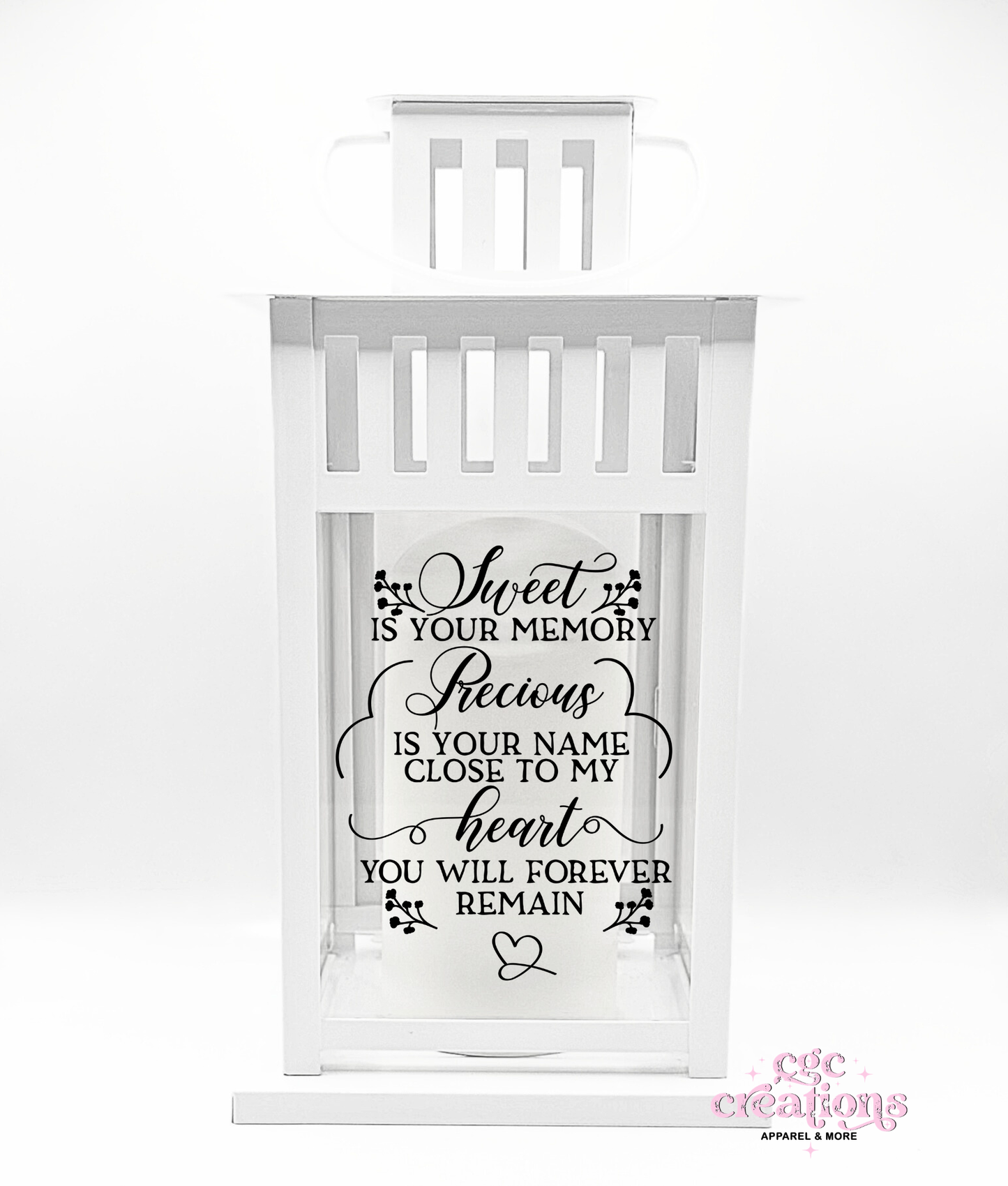 Sweet Is Your Memory Memorial Lantern