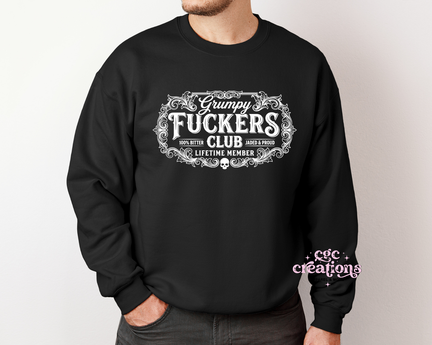 Grumpy Fuckers Club Crewneck Sweatshirt