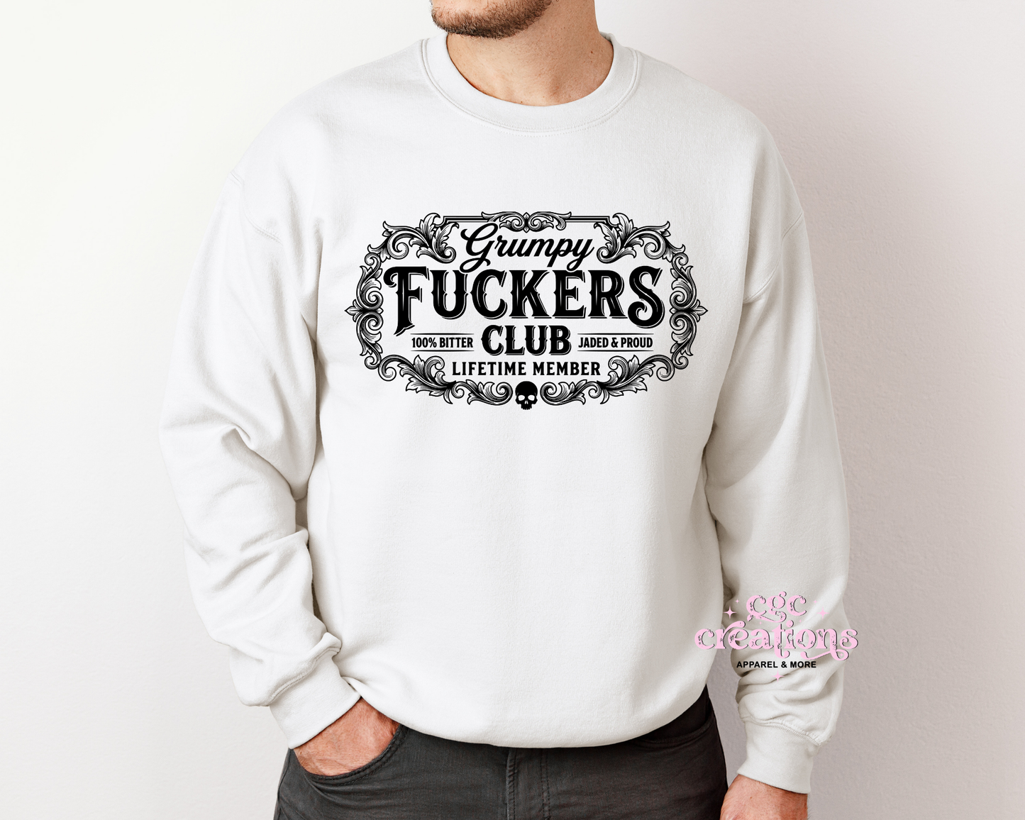Grumpy Fuckers Club Crewneck Sweatshirt