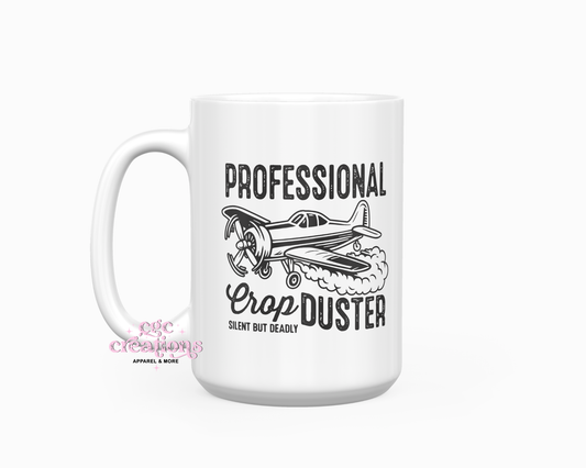 Professional Crop Duster 15oz Ceramic Coffee Mug