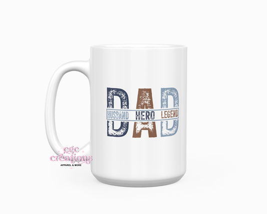Dad 15oz Ceramic Coffee Mug