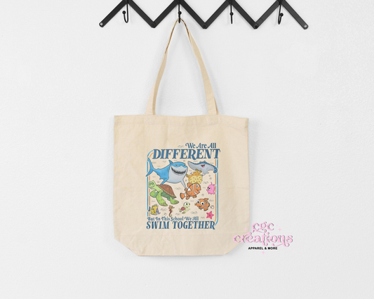 Swim Together Tote Bag