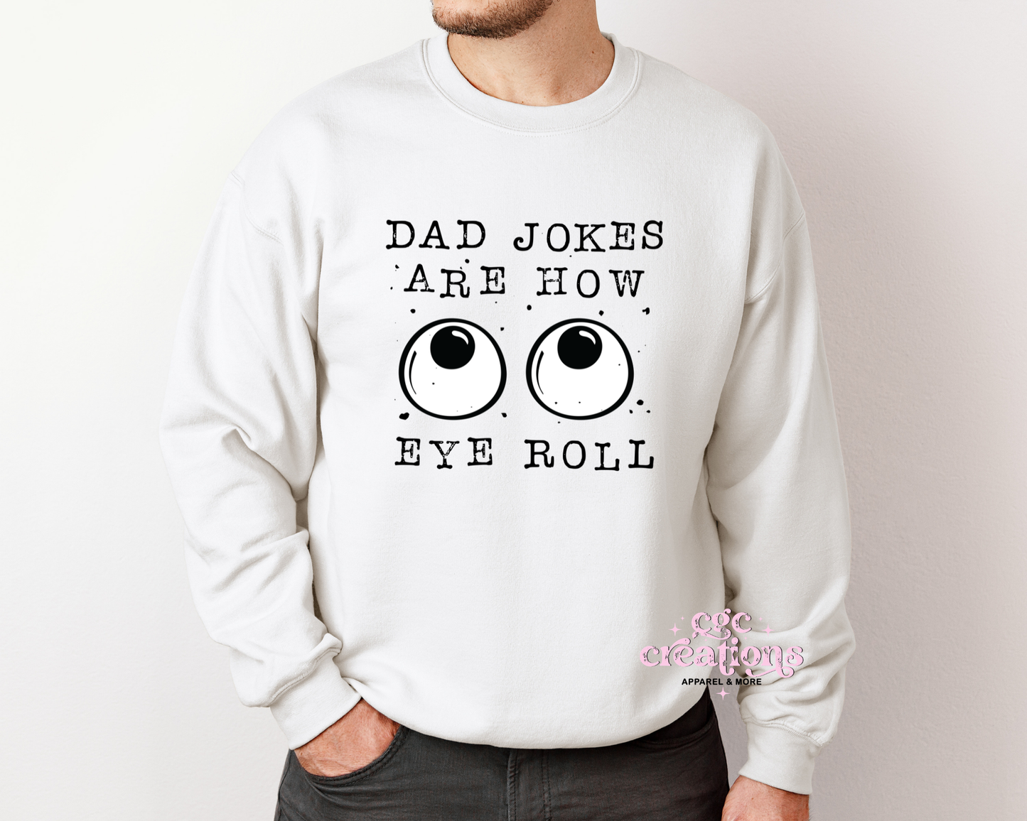 Eye Roll Crewneck Sweatshirt