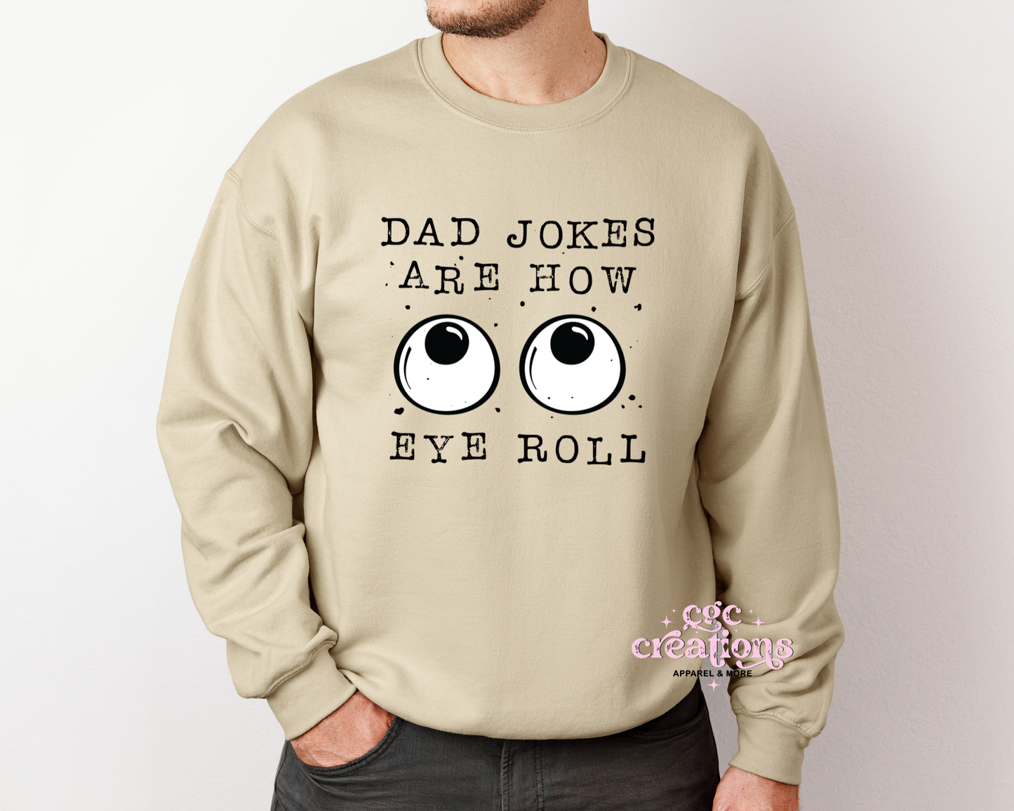 Eye Roll Crewneck Sweatshirt