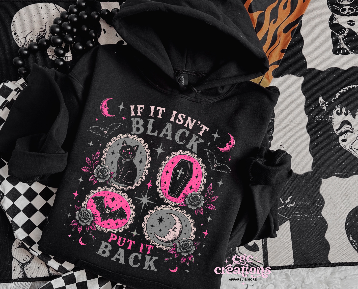 If It Isn't Black Put It Back Apparel (t-shirt or crewneck sweatshirt or hoodie)