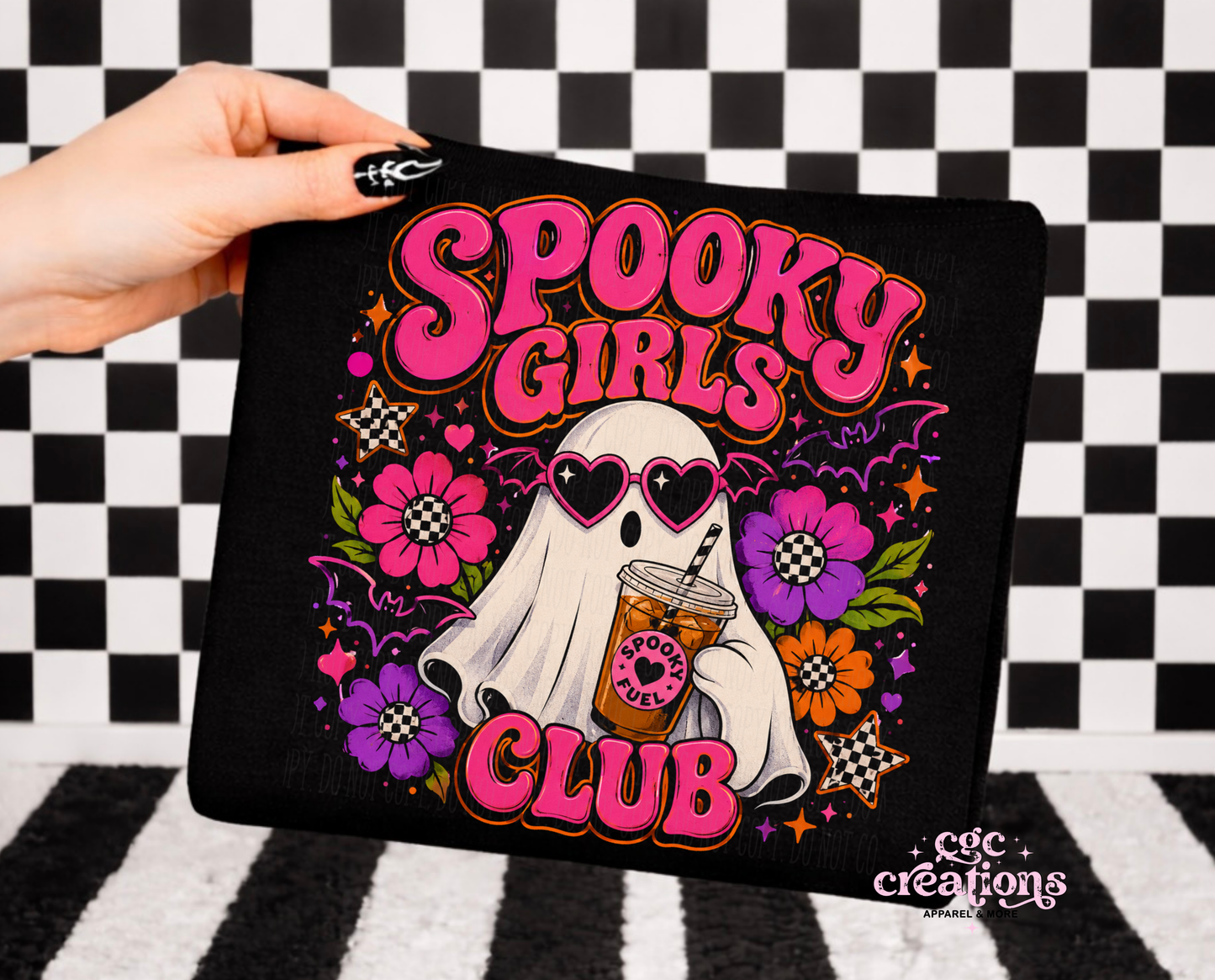 Spooky Girls Apparel(t-shirt or crewneck sweatshirt or hoodie)
