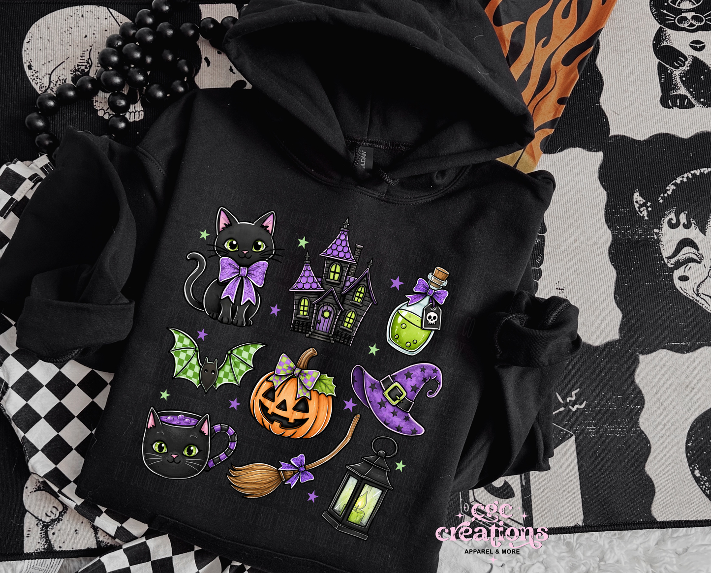 Halloween Collage Apparel(t-shirt or crewneck sweatshirt or hoodie)