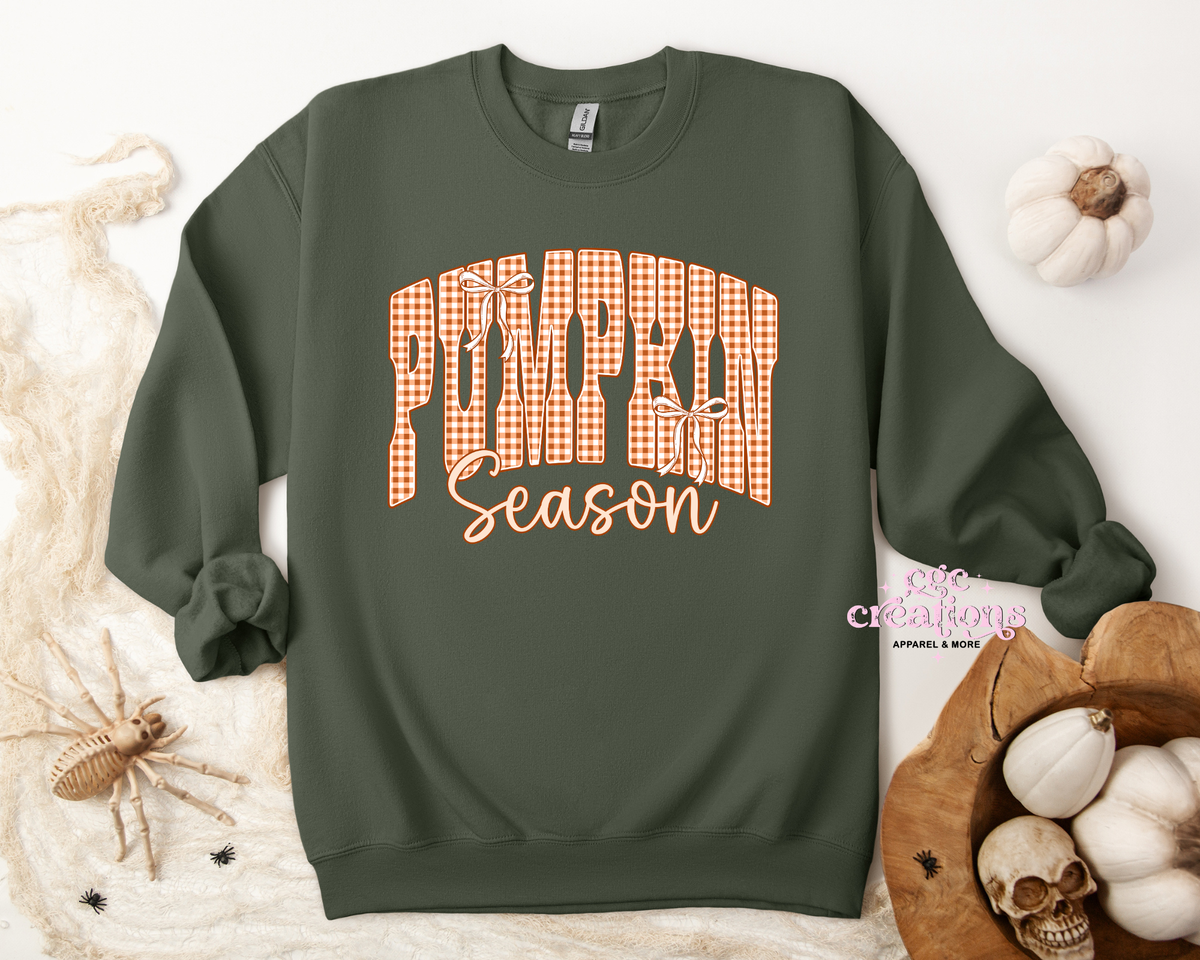 Pumpkin Season Apparel(t-shirt or crewneck sweatshirt or hoodie)