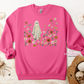 Floral Ghost Apparel(t-shirt or crewneck sweatshirt or hoodie)