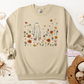 Floral Ghost Apparel(t-shirt or crewneck sweatshirt or hoodie)