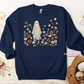 Floral Ghost Apparel(t-shirt or crewneck sweatshirt or hoodie)