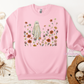 Floral Ghost Apparel(t-shirt or crewneck sweatshirt or hoodie)