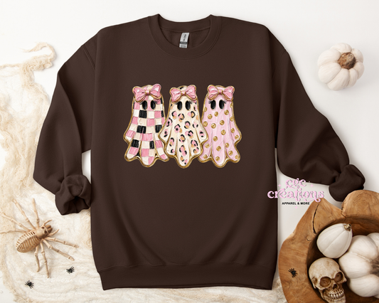 Girlie Ghosts Apparel(t-shirt or crewneck sweatshirt or hoodie)