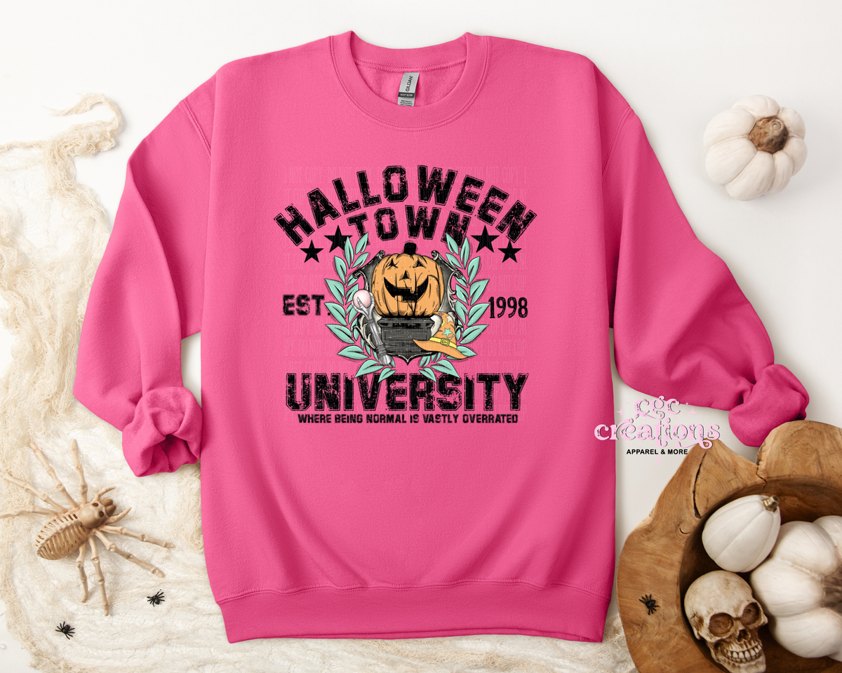 Halloween University Apparel(t-shirt or crewneck sweatshirt or hoodie)