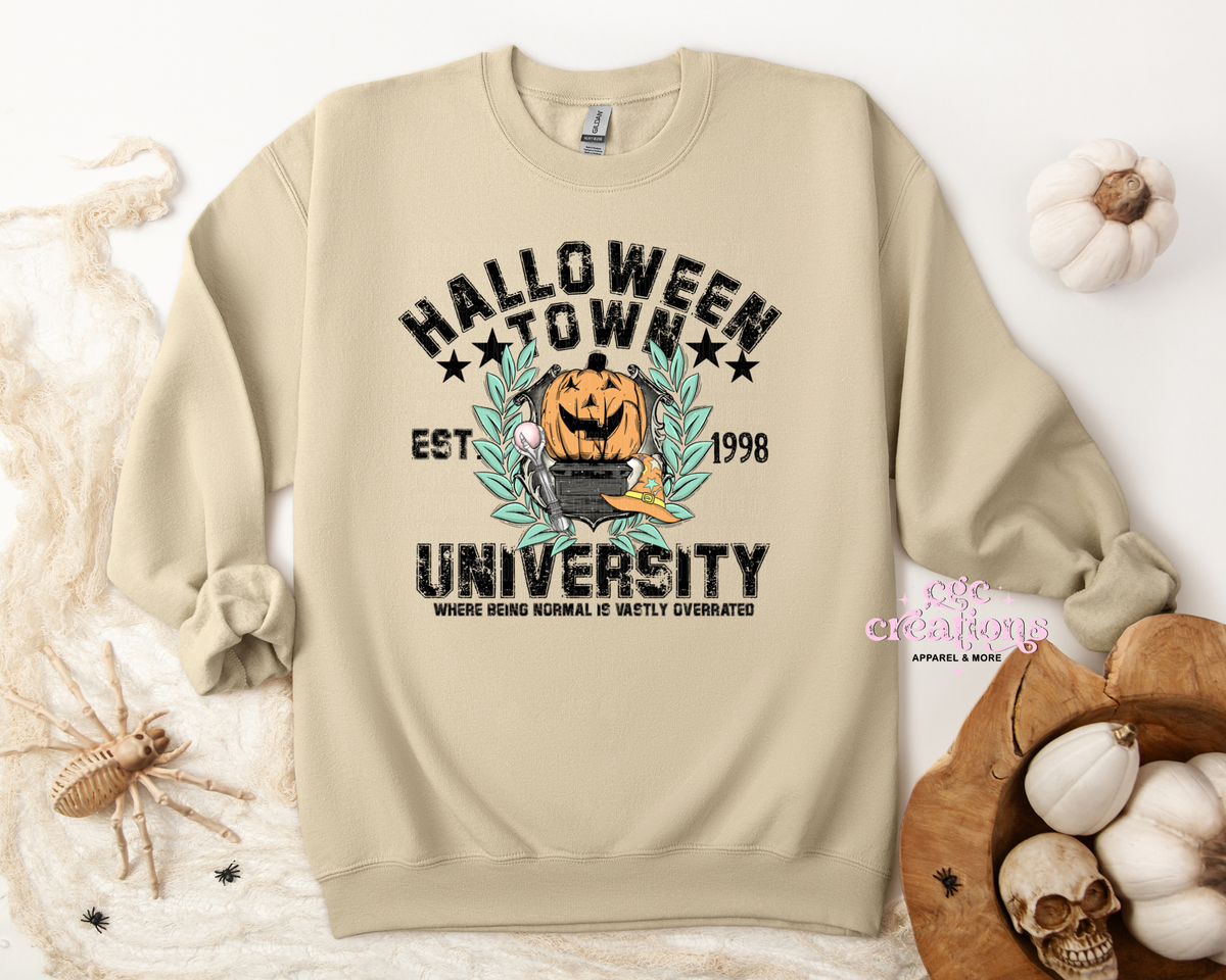 Halloween University Apparel(t-shirt or crewneck sweatshirt or hoodie)