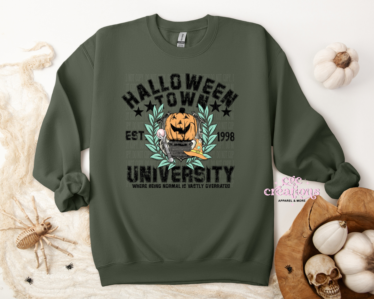 Halloween University Apparel(t-shirt or crewneck sweatshirt or hoodie)