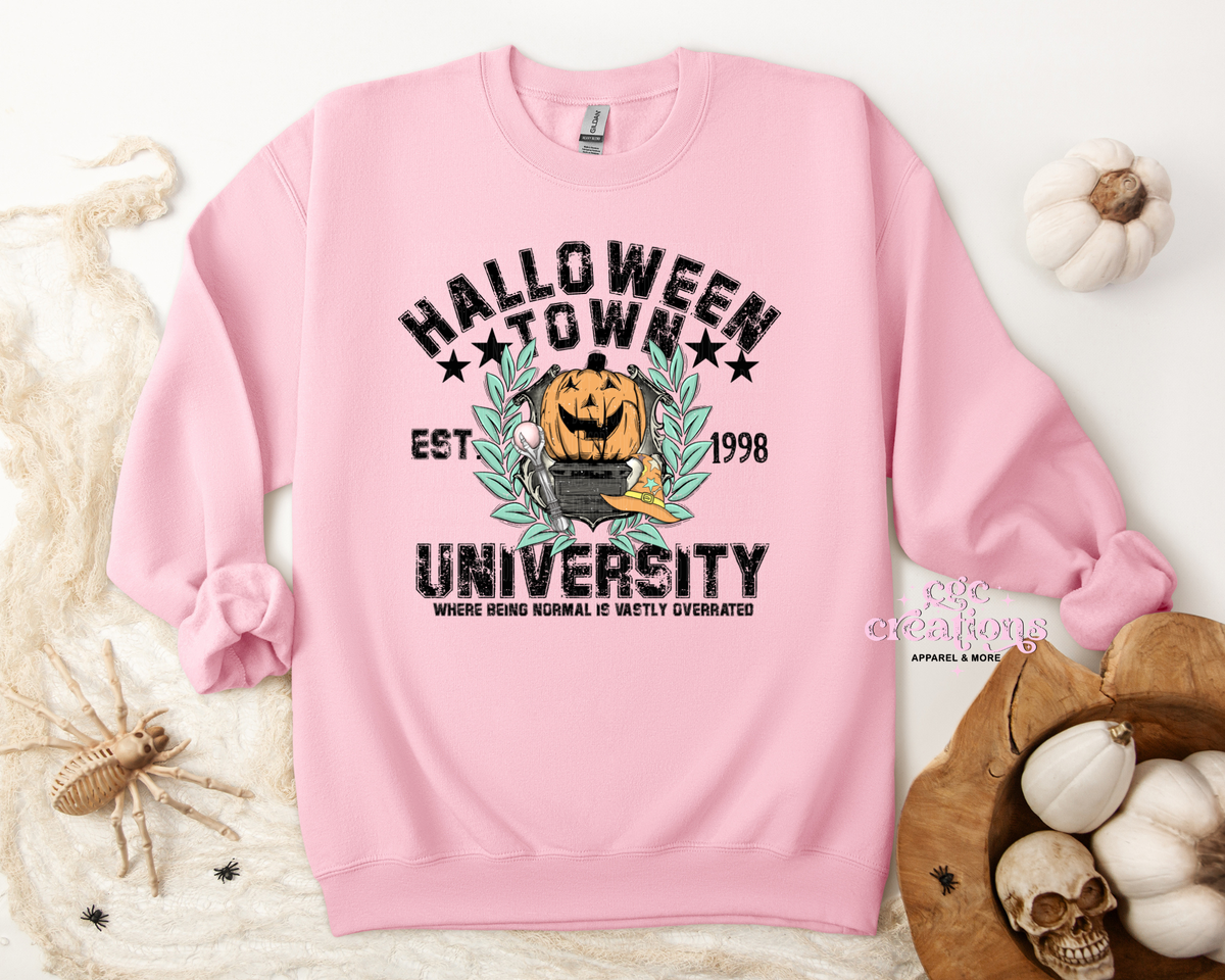Halloween University Apparel(t-shirt or crewneck sweatshirt or hoodie)