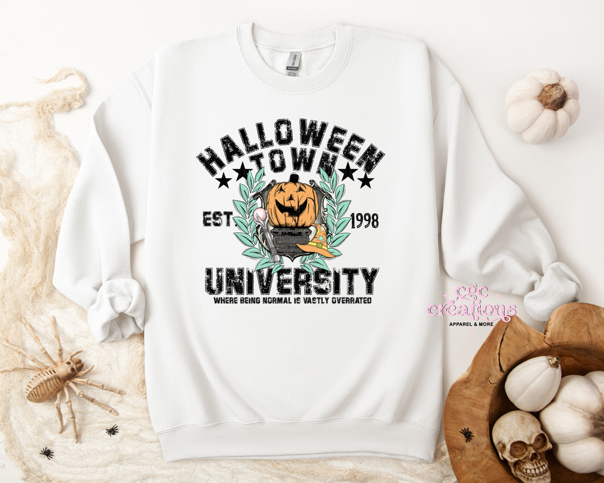 Halloween University Apparel(t-shirt or crewneck sweatshirt or hoodie)